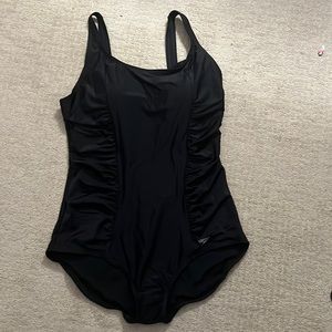 NWOT Black Speedo one piece swimsuit